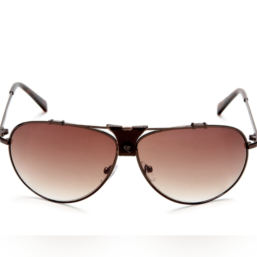 Sexy Steve Madden Bronze Aviator Plus Size Sunglasses